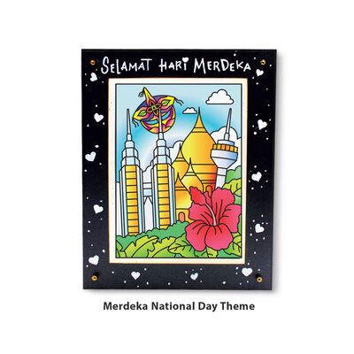 LED Merdeka Suncatcher Light Box Kit