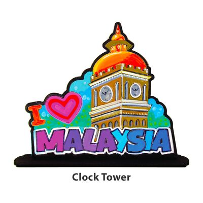Merdeka Deco Painting Stand - Clock Tower