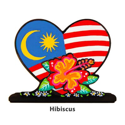 Merdeka Deco Painting Stand - Hibiscus