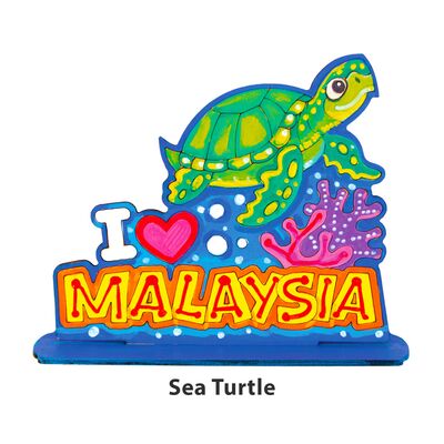 Merdeka Deco Painting Stand - Sea Turtle