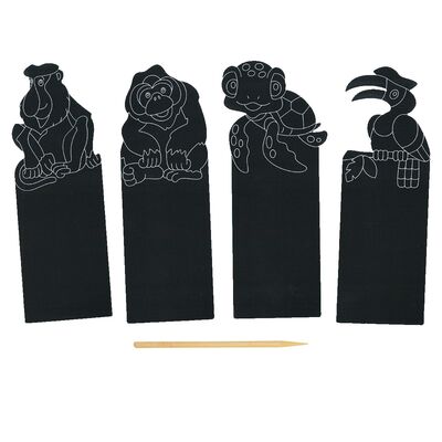 Scratch Art Bookmark Wild Life Part 1 - Contents