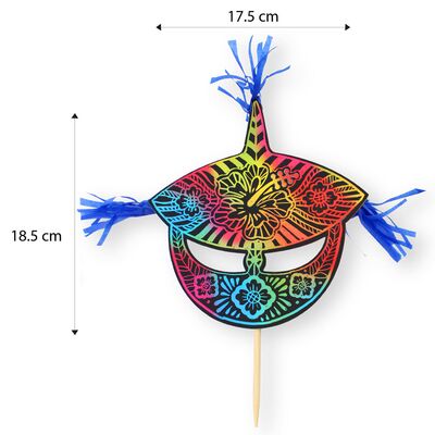 Scratch Art Hibiscus Wau Kit - Size