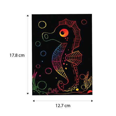 Scratch Art Sealife Kit - Size
