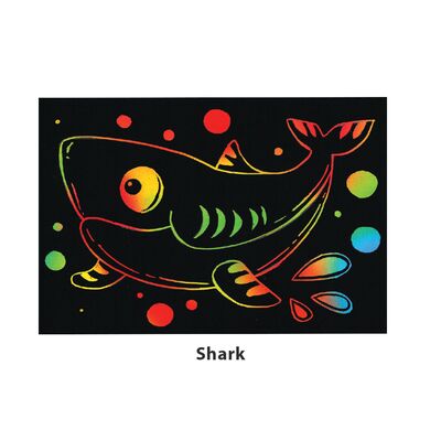 Scratch Art Sealife Kit - Shark