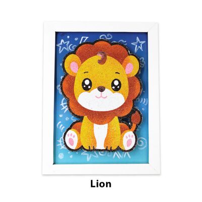 Sand Art Deco Frame Kit - Lion