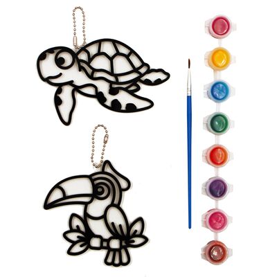 Suncatcher 3D Malaysia Theme Deco Hanger Pack of 2 - Choose From 6 Designs! - Contents