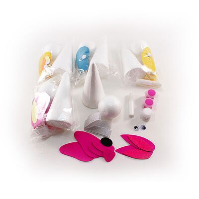 Felt & Polyfoam Bunny Deco Kit 5 Pack