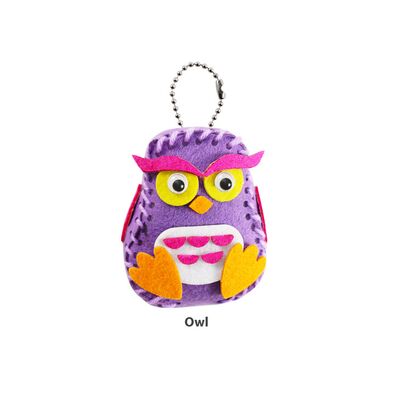 Felt Birdie Keychain - Sweet Owl