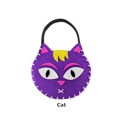 Felt Candy Bag - Curious Cat