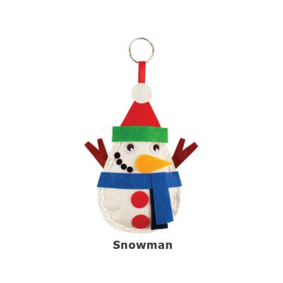 Felt Christmas Plushie - Snowman