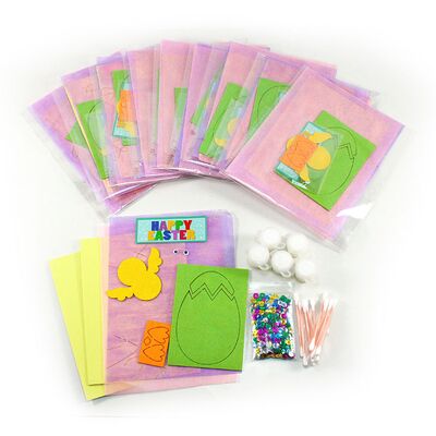 Felt Easter Greeting Card - Pack of 10