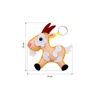 Felt Goat Plushie Kit - Pack of 3