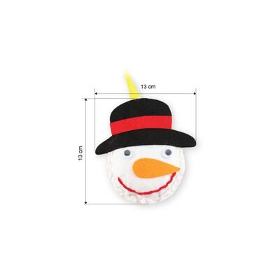 Felt Snowman Deco Hanger Pack of 10