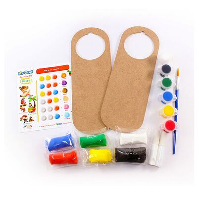 My-Clay Door Tag Set Pack of 2 - Contents