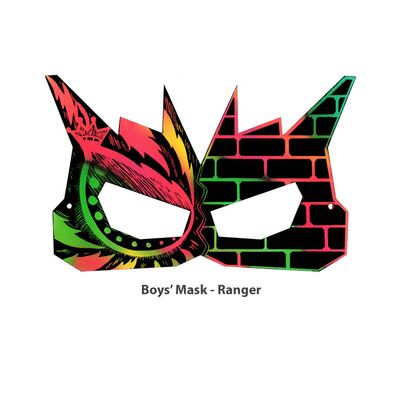 Scratch Art Boys' Mask - Ranger