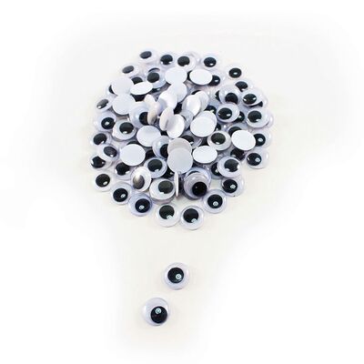 14mm Wiggly Eye Pack of 100