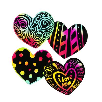 Scratch Art Love Shape