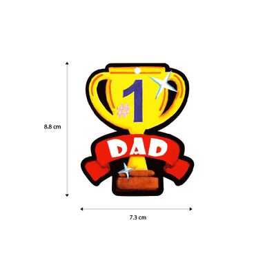 Father's Day Keychain - Size