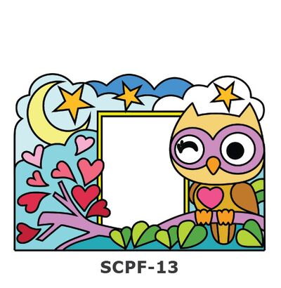 Suncatcher Photo Frame Kit - Owl