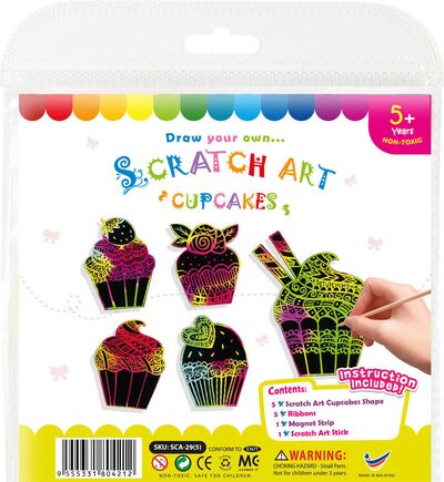 Scratch Art Cupcake Kit Scratch Art Cupcake Kit