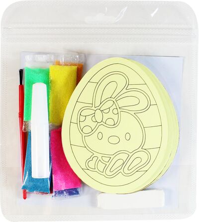 Sand Art Easter Egg Deco Board - Pack of 5 - Packaging Back