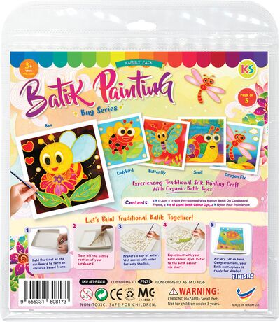 Batik Painting Small - Family Fun Pack Series - Bug