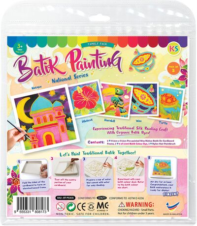 Batik Painting Small - Family Fun Pack Series - National