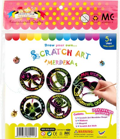 Scratch Art Merdeka Kit