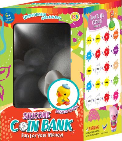 Silicone Coin Bank Painting Series D - Kit
