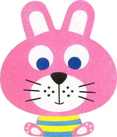 Sand Art Animals Deco Board - Riley Rabbit