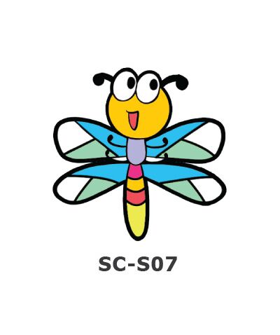Suncatcher Small Keychain - Dragonfly