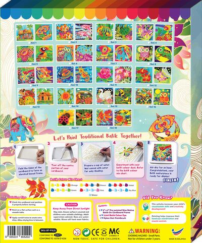 Batik Painting 2-in-1 Set - Back