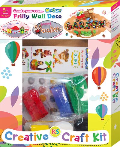 My-Clay Frilly Wall Deco Kit