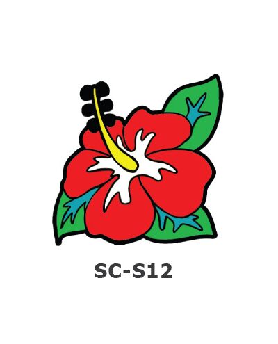 Suncatcher Small Keychain - Hibiscus Flower