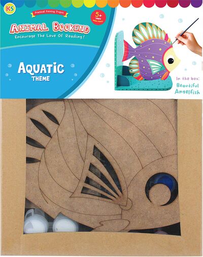 Animal Bookend Aquatic Theme - Beautiful Angelfish