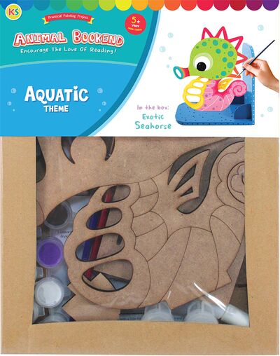 Animal Bookend Aquatic Theme - Exotic Seahorse