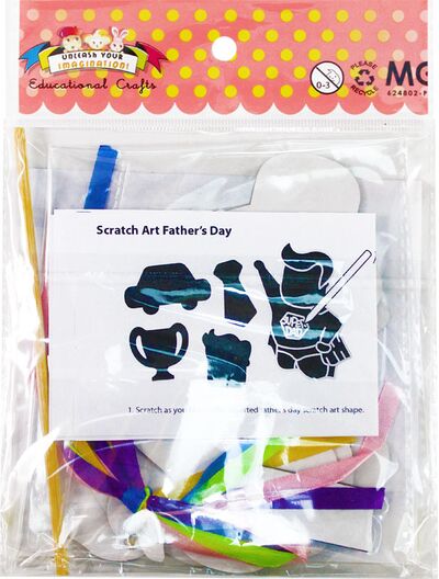 Scratch Art Father's Day Kit