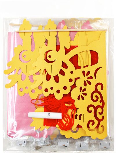 Dragon Lantern With LED Light Kit - Pack of 5 - Packaging Back