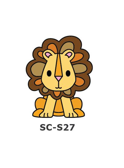 Suncatcher Small Keychain - Lion