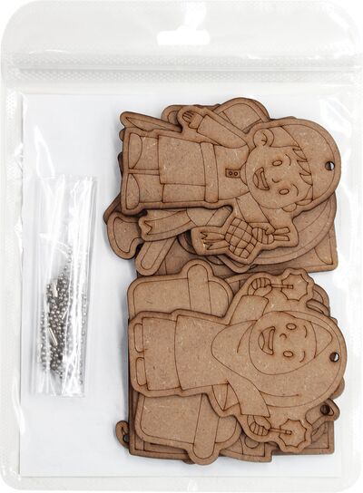 Wooden Raya Ornament Deco - 12 Exquisite Designs!  - Packaging Back