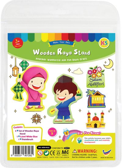 Wooden Raya Stand - Pack of 5