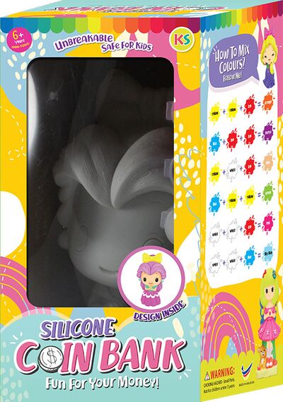Silicone Coin Bank Painting Series F - Kit