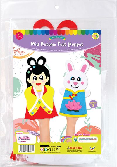Mid-Autumn Felt Puppet - Moon Princess & Rabbit