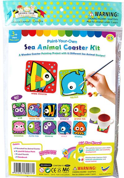 Sea Animal Coaster Kit
