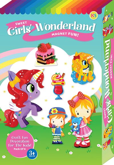 Sweet Girls' Wonderland Magnet Fun Box Kit - 6-in-1