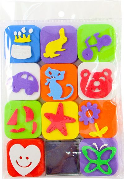 EVA Foam Stamps And Ink Kit