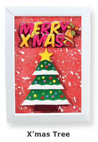 Christmas Frame Deco - Christmas Tree