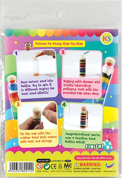 Brilliant Sand Bottle Kit - Packaging Back