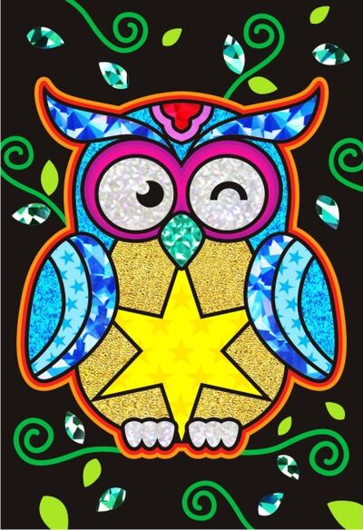 Foil Art - Marvelous Owl