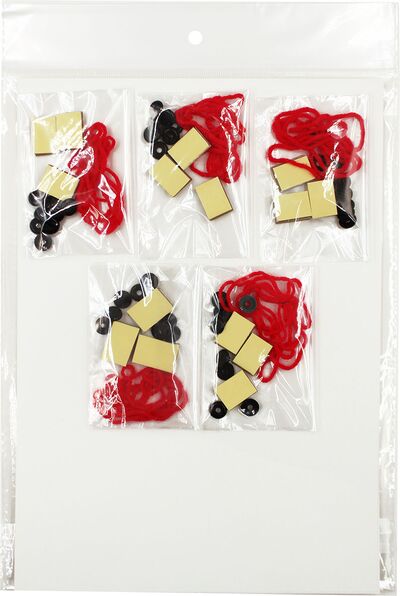 Mother's Day Hanging Puppet Pack of 5 - For Our Superhero Moms! - Packaging Back